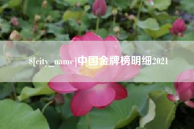 义乌中国金牌榜明细2021