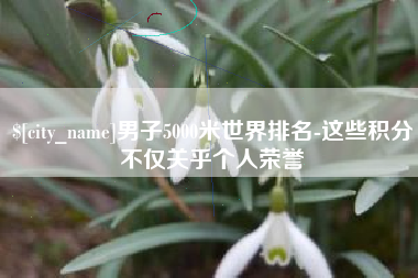 义乌男子5000米世界排名-这些积分不仅关乎个人荣誉