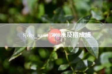 义乌5000米及格成绩