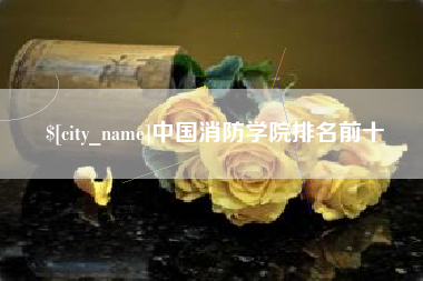 义乌中国消防学院排名前十