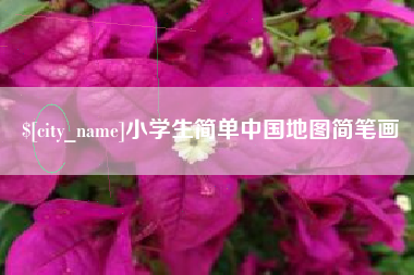 义乌小学生简单中国地图简笔画