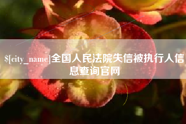义乌全国人民法院失信被执行人信息查询官网