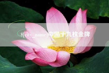 义乌中国十九枚金牌