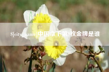义乌中国拿下第9枚金牌是谁