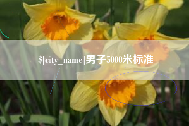 义乌男子5000米标准