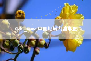 义乌中国地域九宫版图