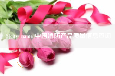 义乌中国消防产品质量信息查询