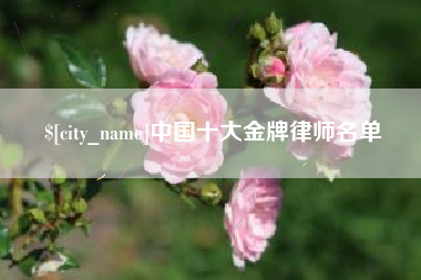 义乌中国十大金牌律师名单