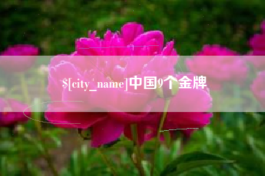 义乌中国9个金牌