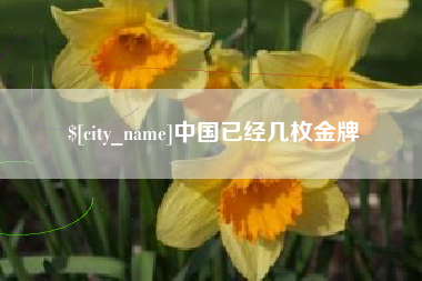 义乌中国已经几枚金牌
