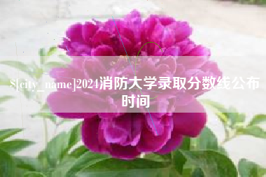 义乌2024消防大学录取分数线公布时间
