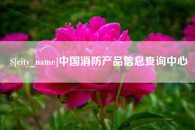 义乌中国消防产品信息查询中心
