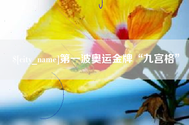 义乌第一波奥运金牌“九宫格”