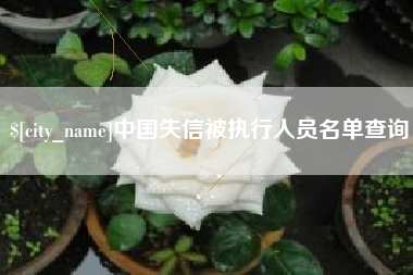 义乌中国失信被执行人员名单查询