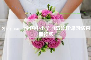 义乌全国中小学消防公开课网络直播视频