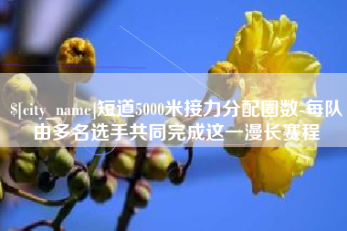 义乌短道5000米接力分配圈数-每队由多名选手共同完成这一漫长赛程