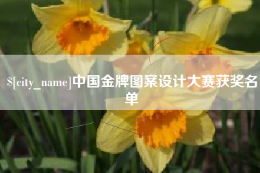 义乌中国金牌图案设计大赛获奖名单