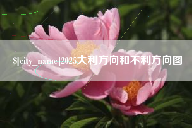 义乌2025大利方向和不利方向图