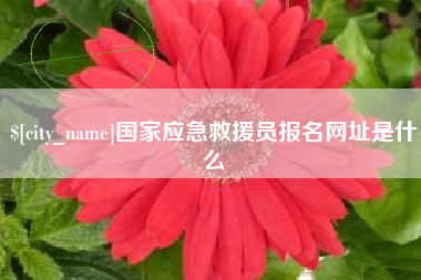义乌国家应急救援员报名网址是什么