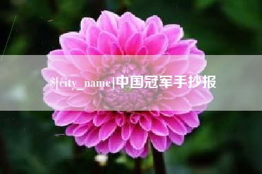 义乌中国冠军手抄报
