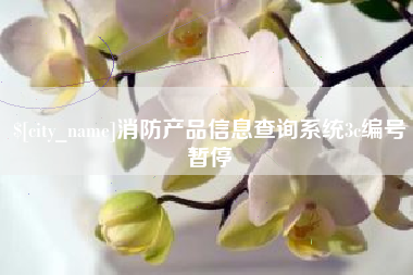 义乌消防产品信息查询系统3c编号暂停