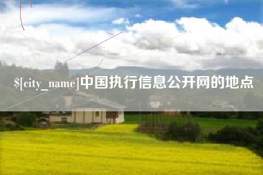 义乌中国执行信息公开网的地点