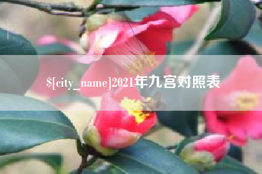 义乌2021年九宫对照表