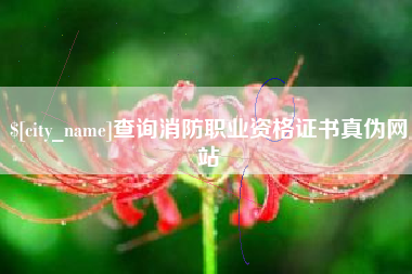义乌查询消防职业资格证书真伪网站