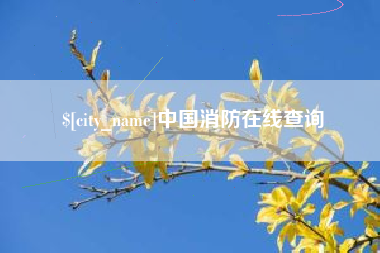 义乌中国消防在线查询
