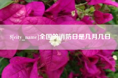 义乌全国的消防日是几月几日