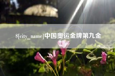义乌中国奥运金牌第九金