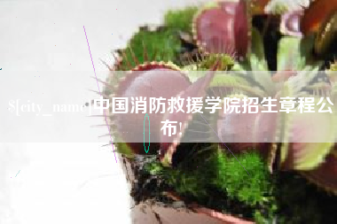 义乌中国消防救援学院招生章程公布!
